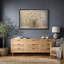 Fleurs blanches de pissenlit blanc dans un vase en verre, reproduction d'art sur toile encadrée, impression sur toile-1532321703-1532321702
