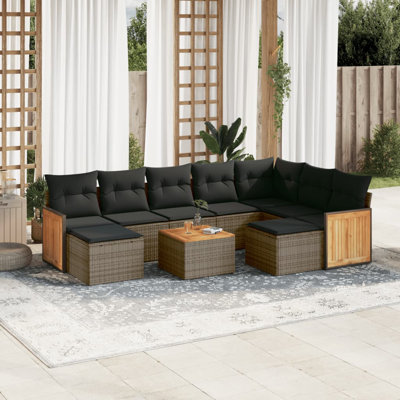 Ensemble de canapé de jardin Vidaxl