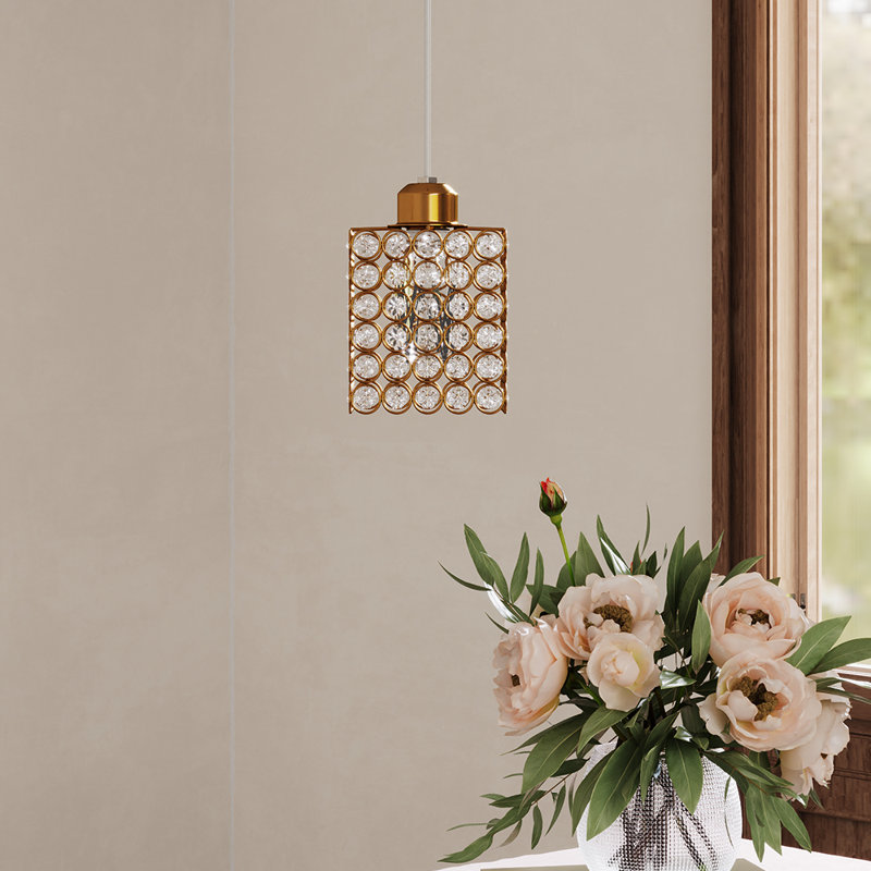 1 - Light Natural Dome Pendant