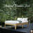 Amylia Solid Wood and Metal Heavy Duty Rayon from Bamboo iron Platform Bed Frame No Box Spring Required-147289319-170940791
