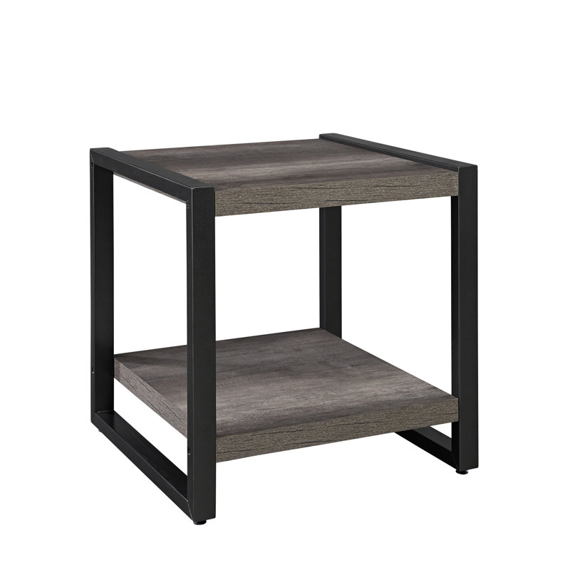Greystone and Dark Pewter Rectangular 3-Piece Table Set
