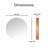 Universal Expert Remus Round Mirror
