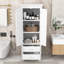 Grande armoire de rangement avec deux tiroirs pour la salle de bain / bureau-808371049