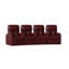 Upholstered Home Theater Seating with Cup Holder-21376661-25661115