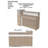 Narayana Rectangle Synthetic Laminate Reception Desk with Filing Cabinet
