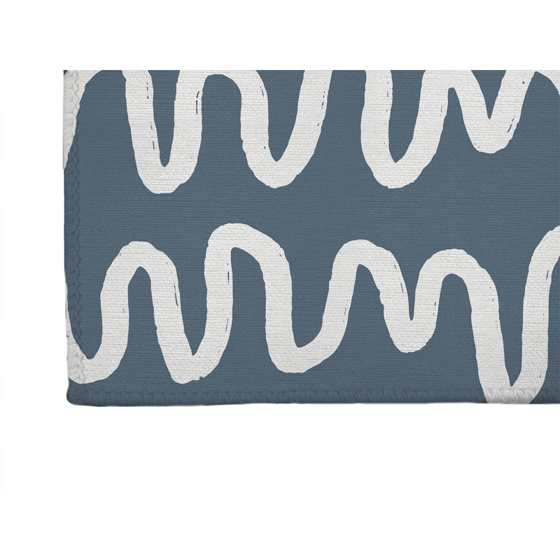 Tapis d'extérieur antidérapant à rayures Wiggle, Tapis de couloir 2 pi 6 po x 8 pi