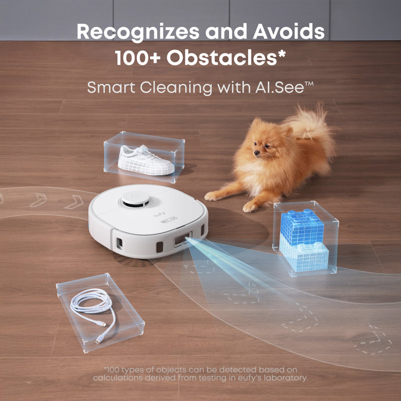 eufy X10 Pro Omni Wi-Fi Connected Robot Vacuum & Mop with Self Washing and Self Drying Auto Empty Station