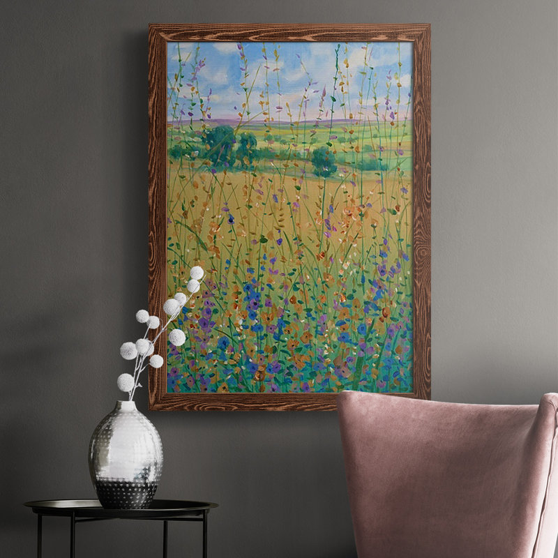 Chemin des fleurs sauvages de Jaeyoun I, H 37,5 po x l 27,5 po x P 1 po, Érable