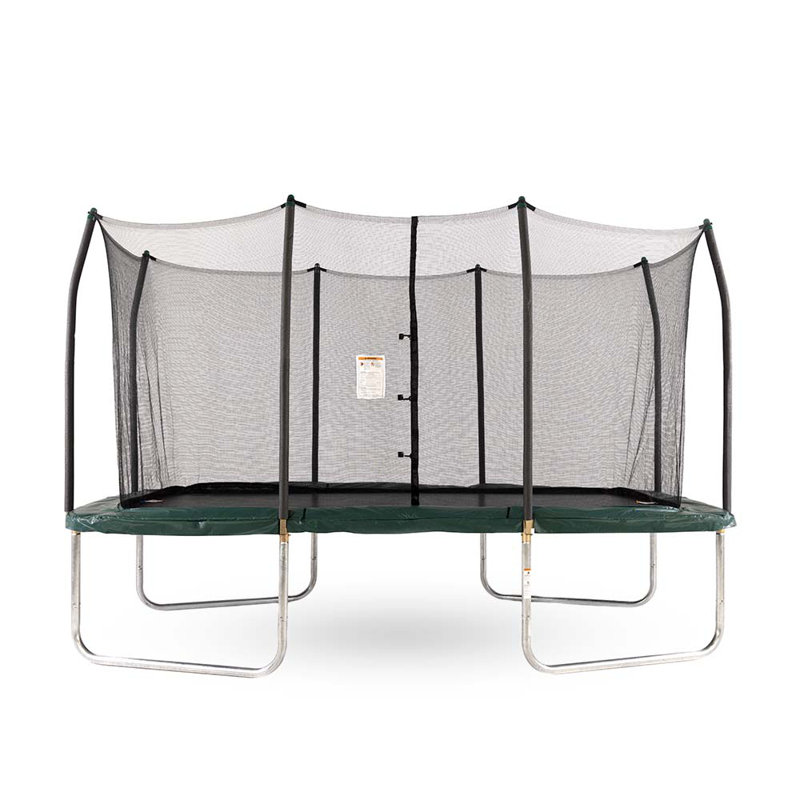 Skywalker Trampolines 14ft x 8ft Rectangle Trampoline with Enclosure – Green