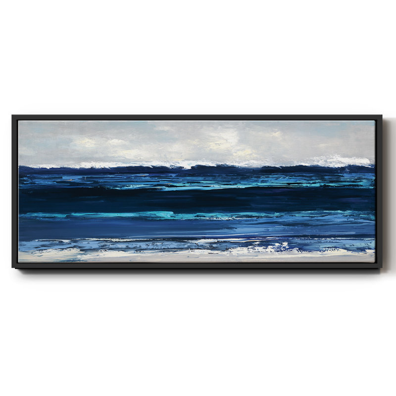 Summer Surf- Framed Canvas
