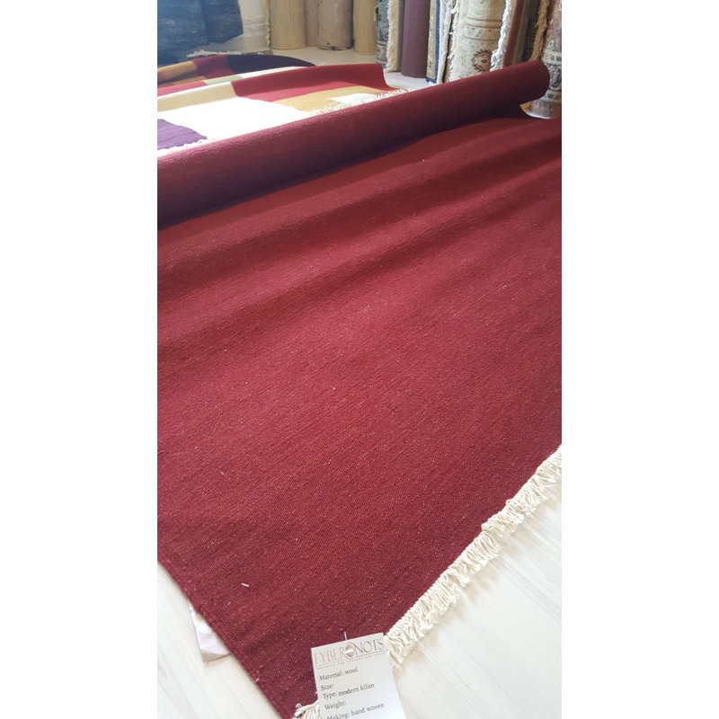 Angenie Solid Colour Hand Woven 200cm X 280cm Area Rug