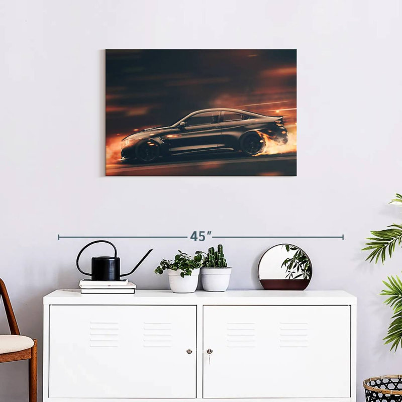 Mehar Blazing Race Car, 8" H x 12" W
