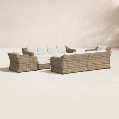 Eloisa 8 Piece Sofa Seating Group with Cushions