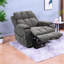 Posez des fauteuils inclinables, une chaise de rangement moderne en chenille pour la maison
