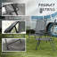 Ensemble de 4 chaises de patio pliantes-1014725785