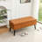 Storage Bench With Storage Bench For Bedroom End Of Bed Bench Foot Of Bed Bench Entryway Bench Storage Ottoman Bench 43.3" W X 17.7" Brown Leather Bench-1900097465