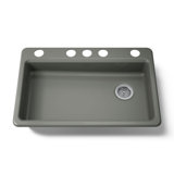 Riverby® 33" L x 22" W Undermount Single Bowl Kitchen Sink