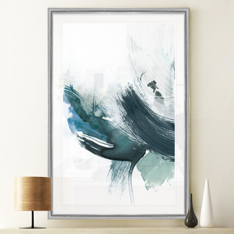 «Liftig Coastal Crush I», reproduction sur toile, H 18,5 po x l 24,5 po x P 1,5 po, Cadre argenté