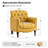 Annja 32" W Tufted Genuine Leather Armchair-121845632