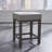 Larzelere Console Table Set w/ Upholstered Stools