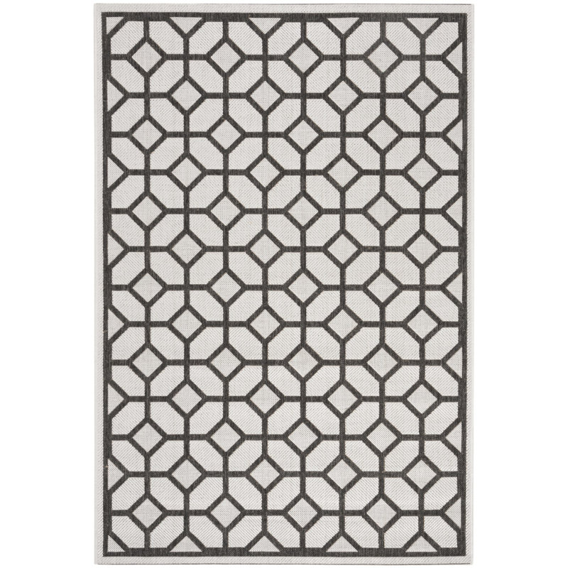 Kelli 100 Performance Geometric Indoor/Outdoor Area Rug, Rectangle 8' x 10'