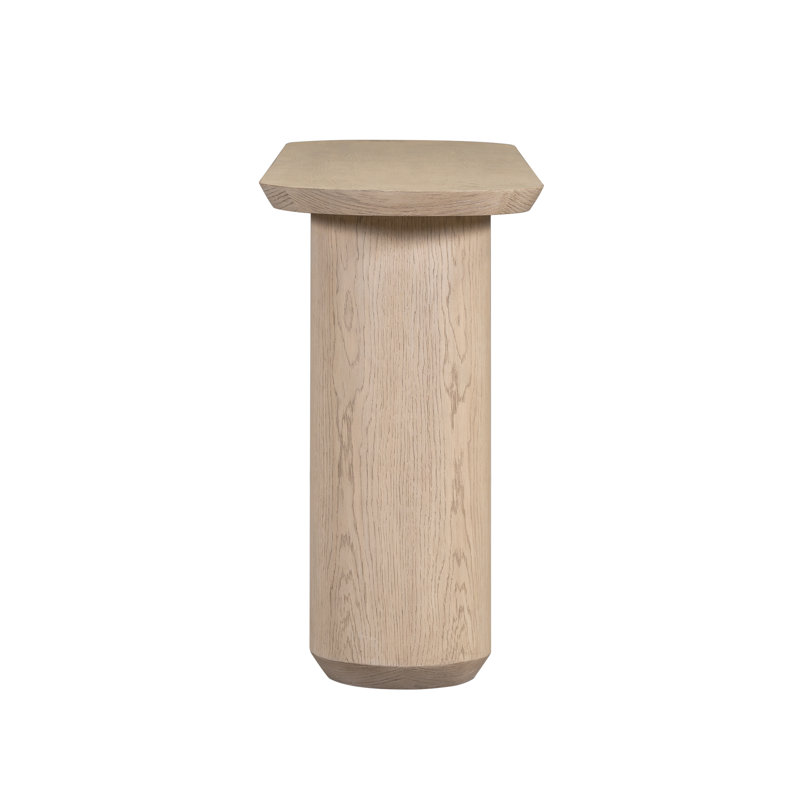 Cromwell 72" Wood Modern  Console Table Raw Oak Finish