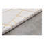Tapis doré doré à motif géométrique luxueux lavable à la machine Luxury-1860490941