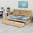 Smart Corner Sleeper with Integrated Charging Station and Workspace-800605263