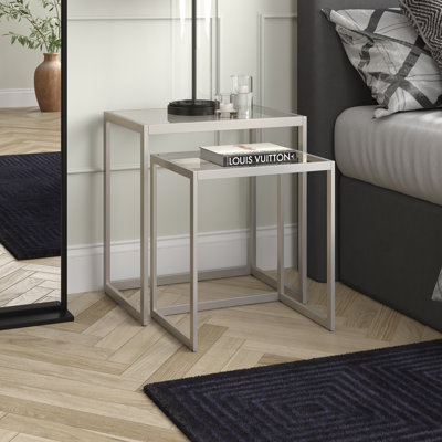 Rocco Glass Top Nesting Tables