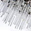 Lustre 8 lumières avec finition nickel poli