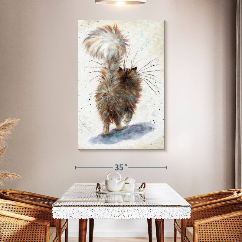 Brampt Fluffy Butt, 51" H x 34" W