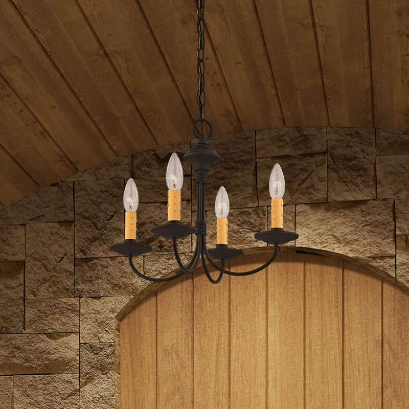 Analycia 4 - Light Dimmable Classic / Traditional Chandelier