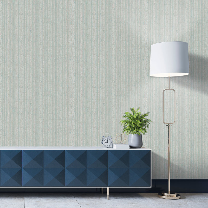 Rouleau Miayah, Taupe / bleu clair