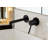 Weshi Matte Black Single-handle Concealed Bathroom Faucet, Solid Brass Construction With Extended Spout For Modern Vanity Sinks-120978906