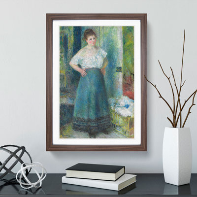The Laundress by Pierre-Auguste Renoir - Picture Frame Painting