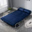 Canapé-lit convertible, dossier réglable à 5 positions, fauteuil avec coussins et canapé-lit de loisirs, gris-932554307