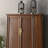 Curved Edge Cabinet with Adjustable Shelves