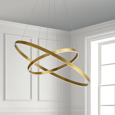 Lustre géométrique à 1 lumière DEL Brackeen