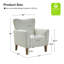 Fauteuils de 31 po de largeur avec pieds en bois massif Ariana-1087296279
