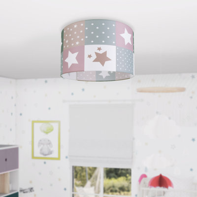Cauley Fabric Flush Ceiling Light