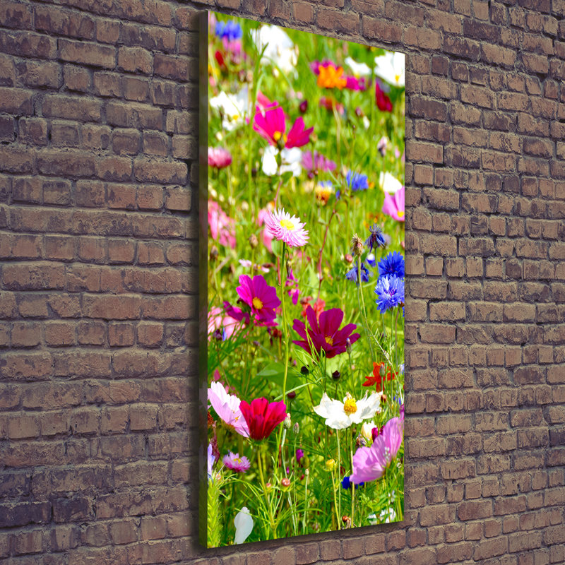Field Flowers - Wrapped Canvas Print