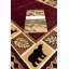 Tapis bourgogne à motif géométrique Cantin-1523549586