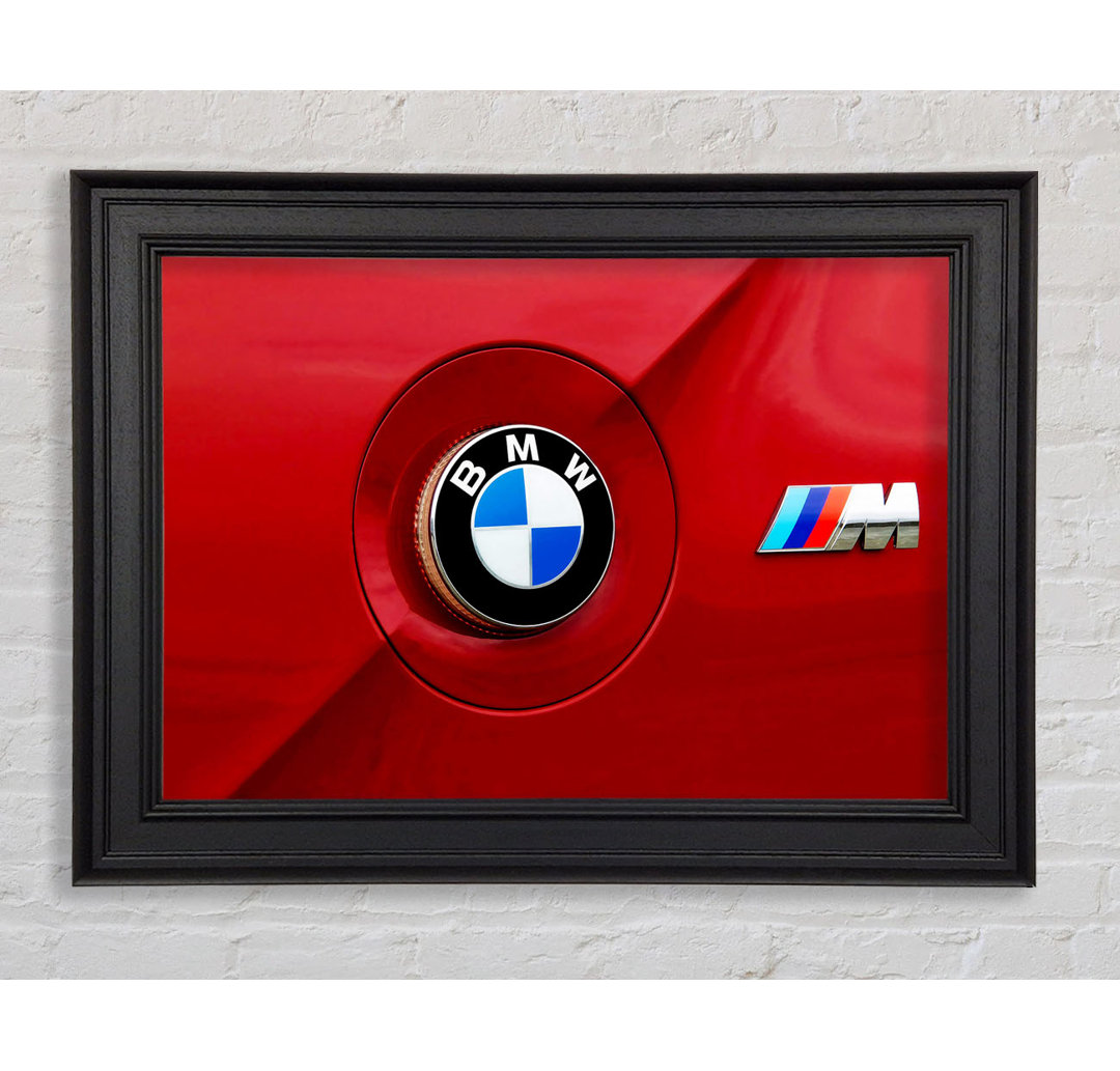 Gerahmter Fotodruck Bmw Badge