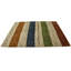 Tapis beige / bleu en laine noué à la main Lachance