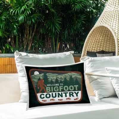 Coussin d'extérieur Welcome Rustic Mythical Creature