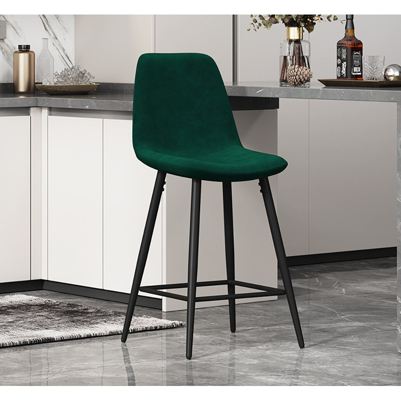 Pottershill 64cm Bar Stool, Green