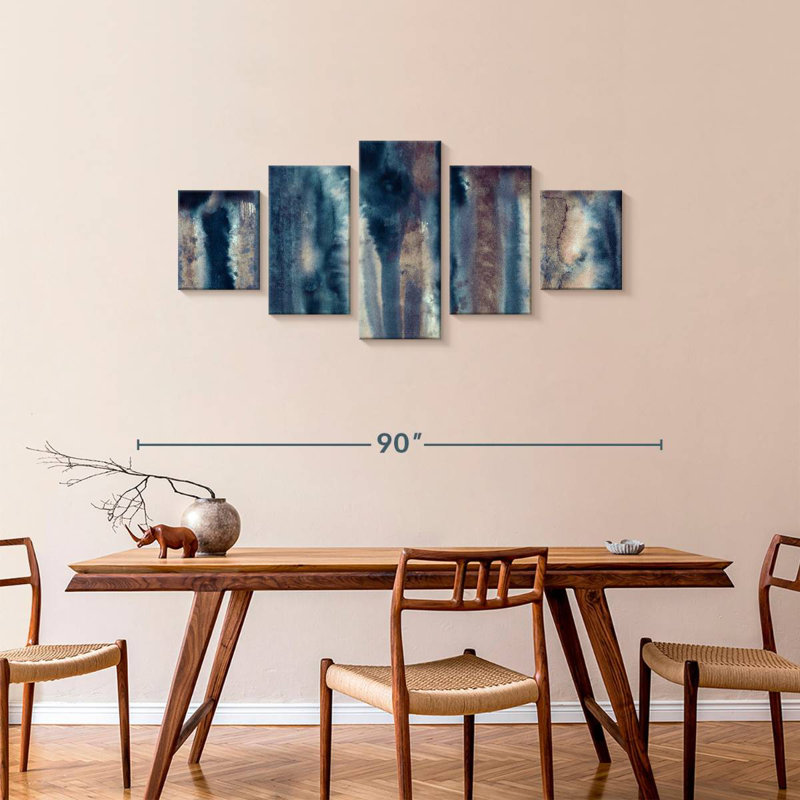 Abstract Batik, 34" H x 74" W