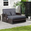 Lit de repos en PE pour patio