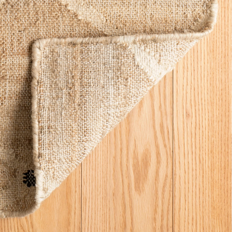 Kali Natural Handwoven Jute Rug, Rectangle 3' x 5', Natural