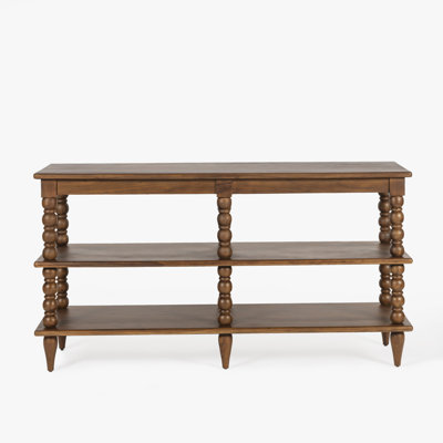 Isabel Spindle Solid Wood Wide Bookcase by Birch Lane